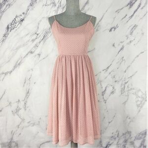 BB Dakota take a bow fit and flare  dress mauve rose midi two sizes 10 - 16 NWT
